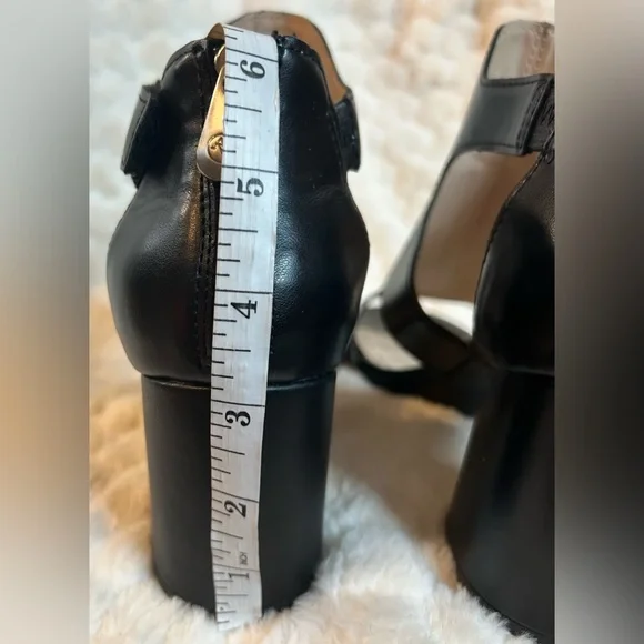 Adrienne Vittadini Black Cutout chunky block heels women’s size 9M - Picture 9 of 14